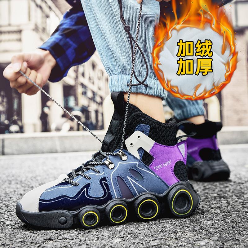 Европейская станция популярные высокие туфли мужские весенние и осенние туфли на платформе для пап модная обувь импортная спортивная и обувь для отдыха