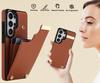 Роскошный кожаный чехол-кошелек для Samsung Galaxy S23 S24 S25 S26 Ultra Plus A56 A55 A15 A54 Держатель для карт Чехол для телефона Защитный чехол