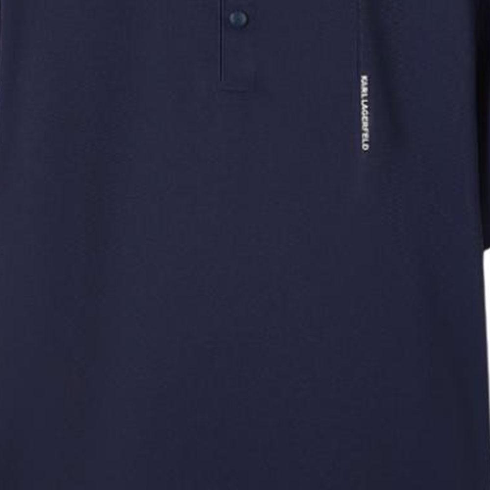 KARL LAGERFELD Polo Shirt Men's Blue M21O1101351