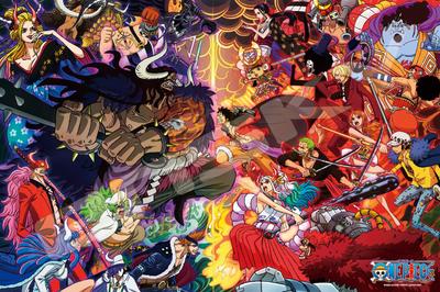One Piece Onigashima 1000 деталей пазла 1000-591 Битва!!