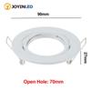 2/10PCS Quality Metal Round Adjustable LEDDownlight Frame MR16 GU10 Round Recessed Ceiling Fitting Mounted Spotlights Fixture