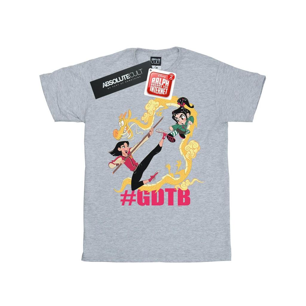 Disney Mens Wreck It Ralph Mulan And Vanellope T-Shirt