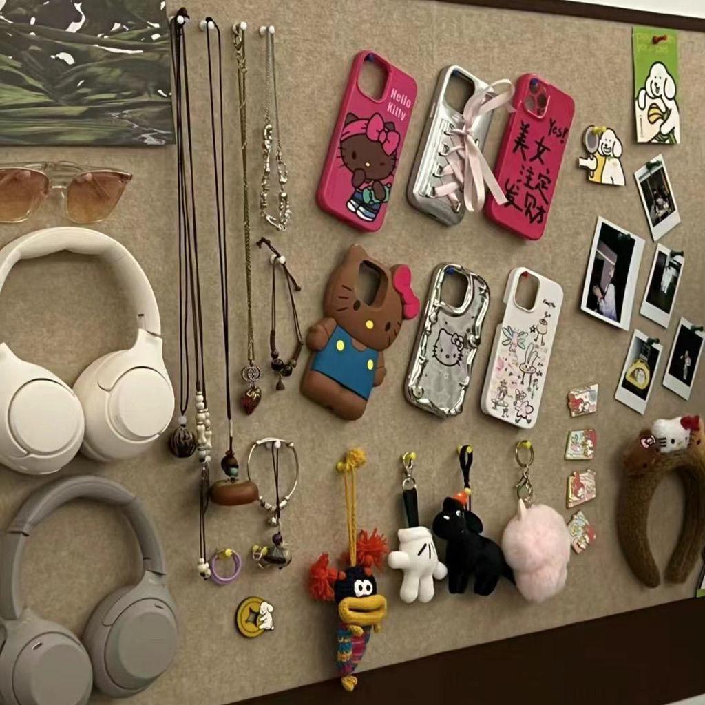 Фетровая фото- и доска для сообщений для стен гостиной