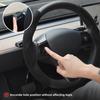 For Tesla Model 3 Y 2017-2023 Carbon Fiber Steering Wheel Cover Steer Wheel Cover Protector Interior Accessories