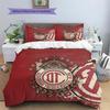 Club Deportivo Toluca Football Club  Pattern Bedding Quilt Set  Home Decoration  Gift (1 * duvet cover + 2 * pillowcase  without core)