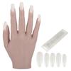 Silicone Nail Training Hand Flexible Joint Nail Art Practice Hand Bendable Mannequin Hands#03