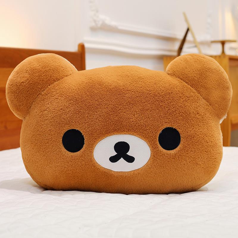 Милый милый расслабленный медведь подушка с большой головой декоративная подушка большой плюшевый мишка плюшевая игрушка тряпичная кукла подарок на день рождения для девочки