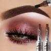 Карандаш для бровей Wild Brows Velvet 3D Eyebrows Dye Крем для бровей Большая головка кисти Стойкий черный коричневый гель для бровей Макияж