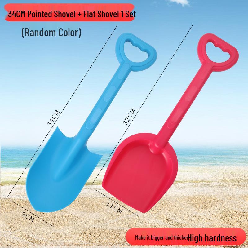 Children's Beach and Sand Play Set: Shovel, Bucket, Hourglass, and Sand Truck Toys