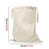 Toy Home Canvas Storage Bag Animal Stripe Pattern Cotton Laundry Bag Cute Basket Drawstring Dirty Clothes Organizer Bag