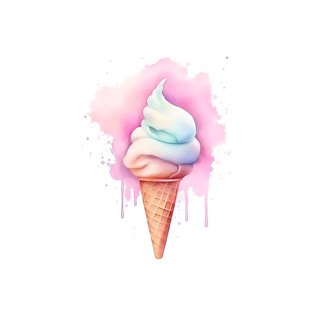 Tęczowe Lody Tęczowe Lody, 70X100 Cm, Bez Ramy, Papier Matowy 230 Gsm