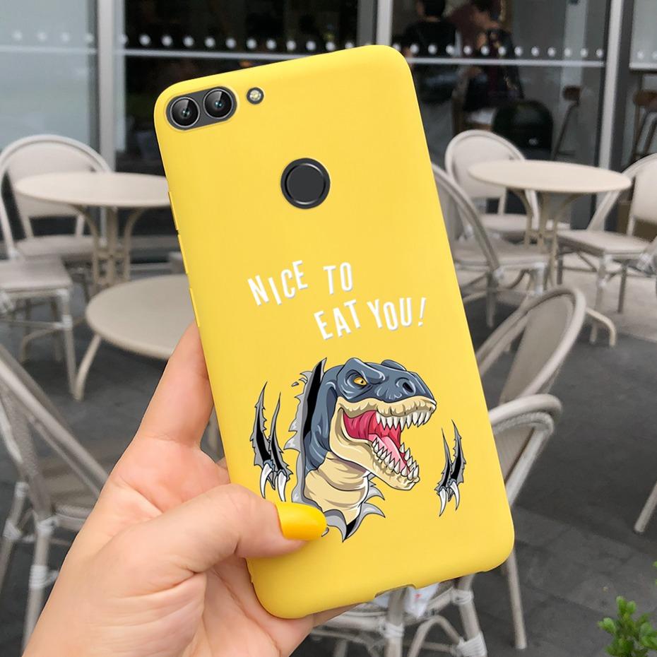Для Huawei P Smart Чехол на для Coque Huawei P Smart Psmart Z 2019 2018 Чехол-обложка ТПУ Смешная Раскраска Мягкий Силикон Чехлы для Телефона