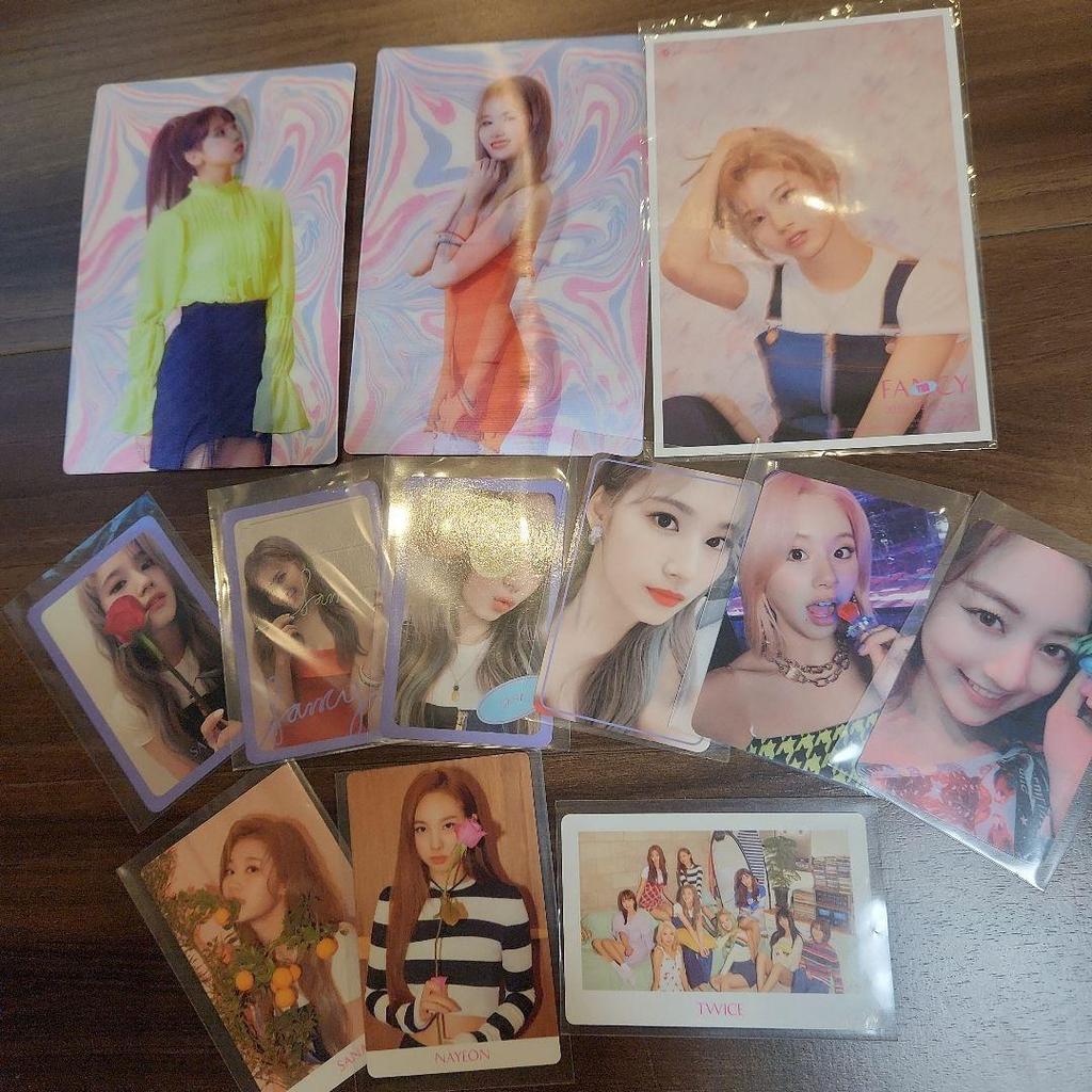 [USED] TWICE FANCY Album Trading Card Korean Idol