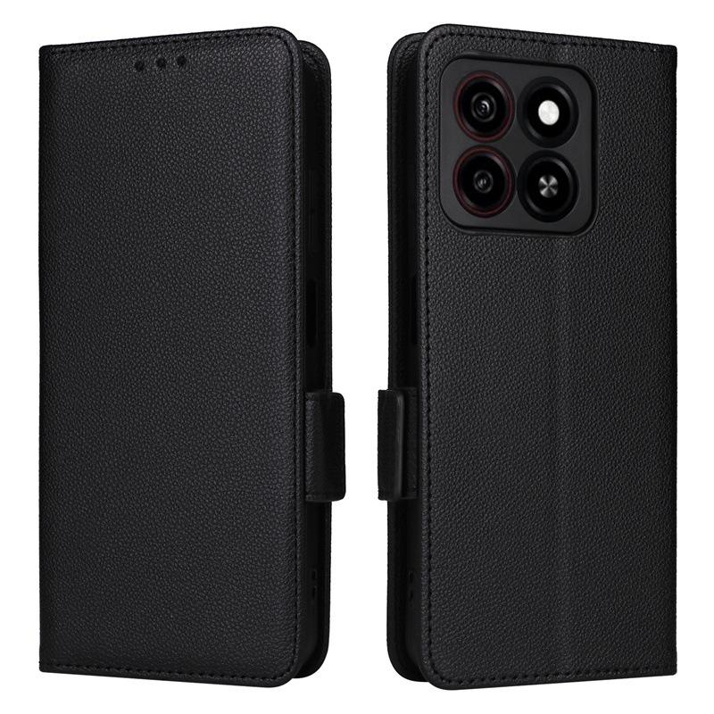 Чехлы-книжки для ZTE Blade A35/Blade A55 Кожаный чехол [Flip Vintage Leather] Кошелек противоударный прочный ретро-чехол для телефона