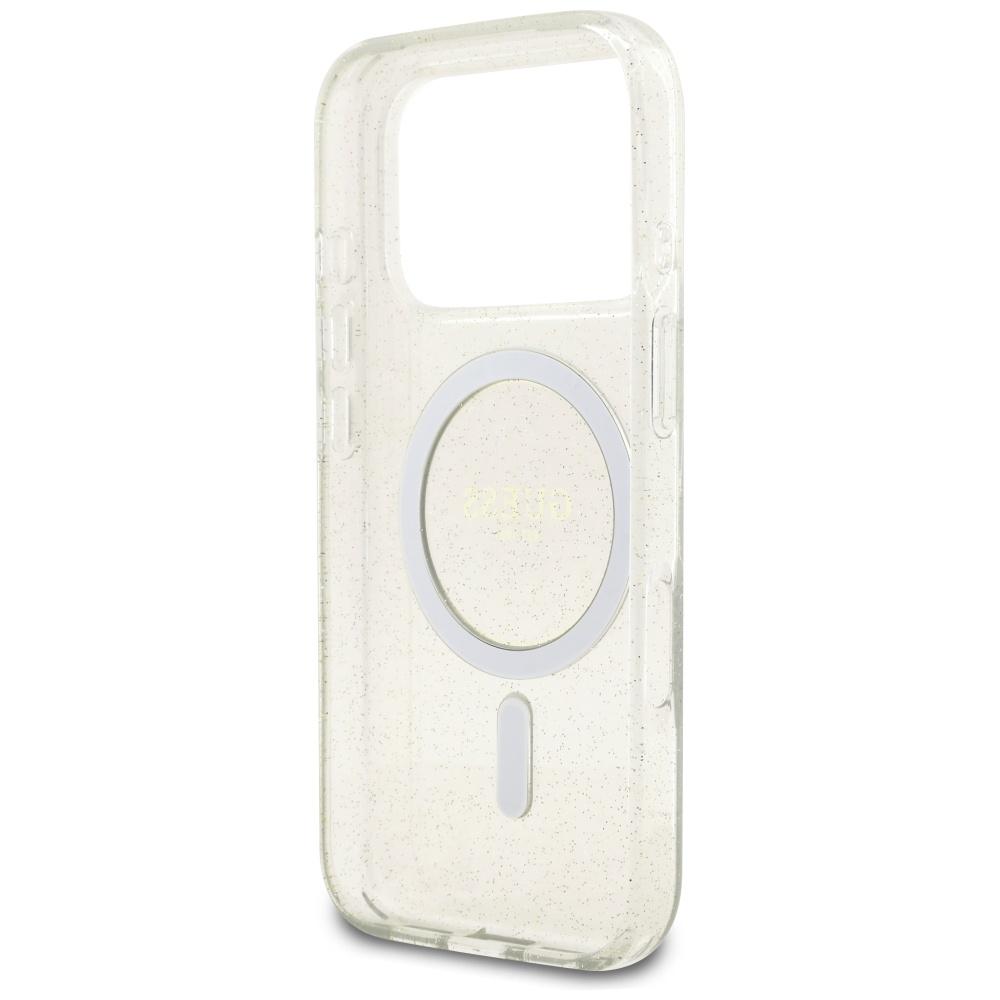Etui Guess Iml Glitter Pearl Strap Magsafe Do Iphone 17 Pro Przezroczysty