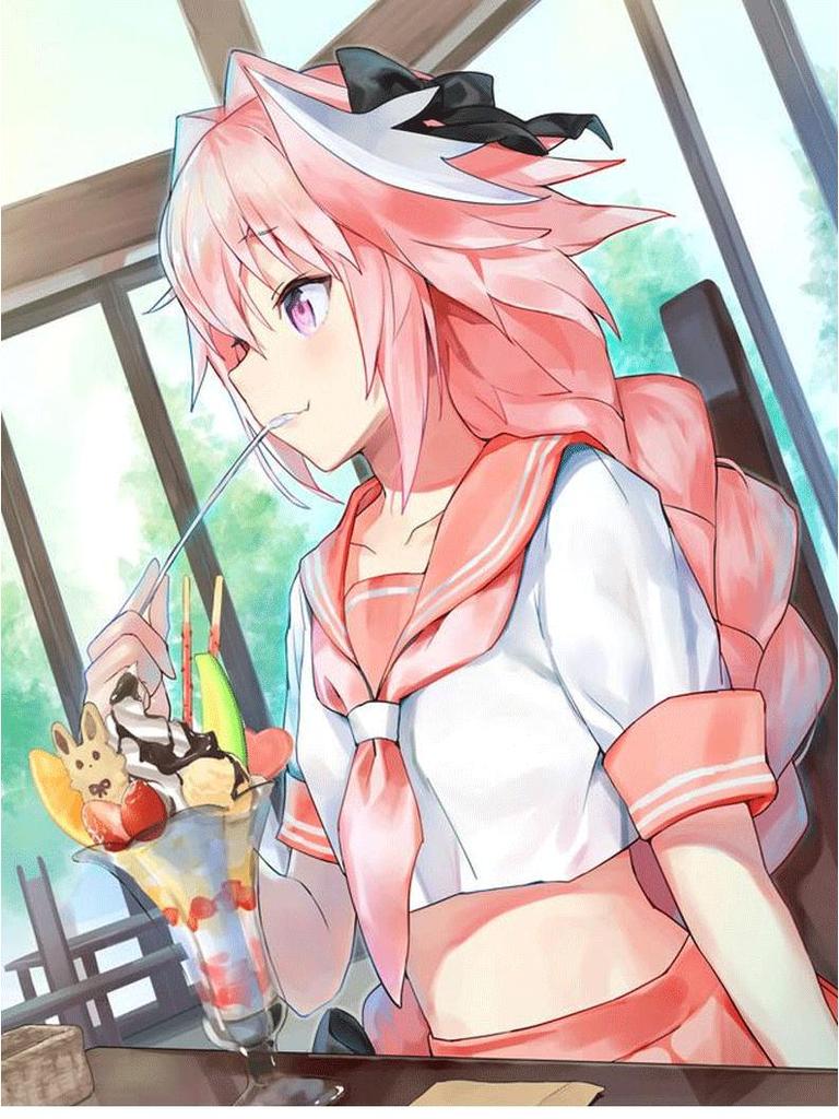 Астольфо FGO Матросский костюм JK Женский Косплей костюм для кроссдрессинга