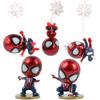 5 Pcs Spiderman Superhero Action Figures Set for Theme Party Decoration