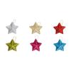 6pcs Star Hanging Ornament Christmas Tree Pentagram Pendant