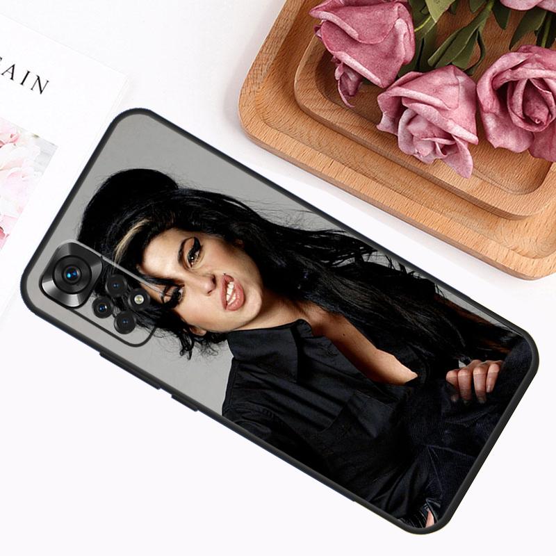 Чехол Amy Winehouse для Xiaomi Redmi 12C 10C 9A 9C 9T Redmi Note 12 Pro 8 9 10 11 Pro 11S 10S 12S