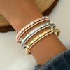 New European and American Love Bracelet for Women, High End, Full Diamond Exquisite Bracelet, Hollow Square, Light Luxury Handma