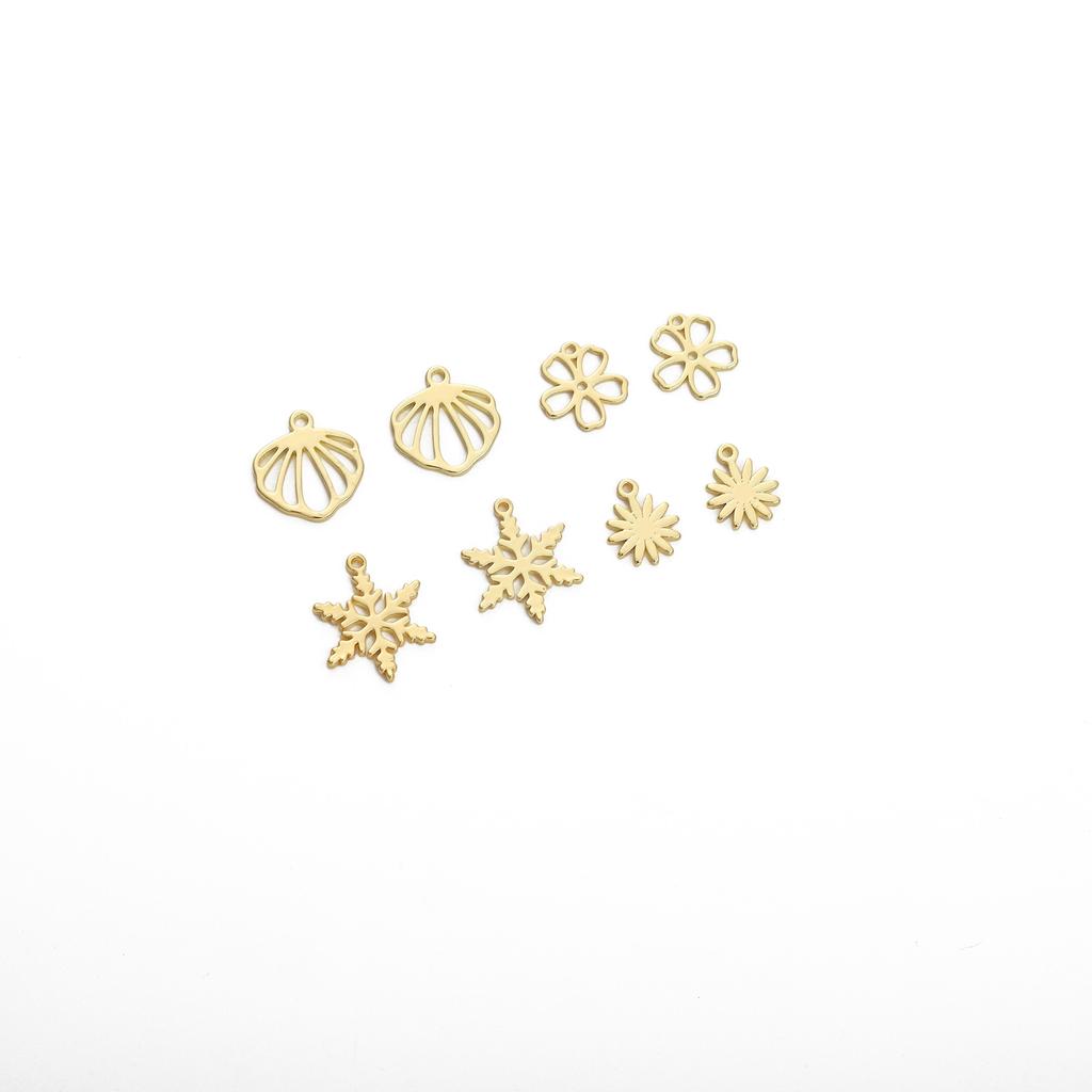 Медный одиночный подвесной полый кулон с цветком сливы и подсолнухом для изготовления ювелирных изделий своими руками, аксессуары для рукоделия