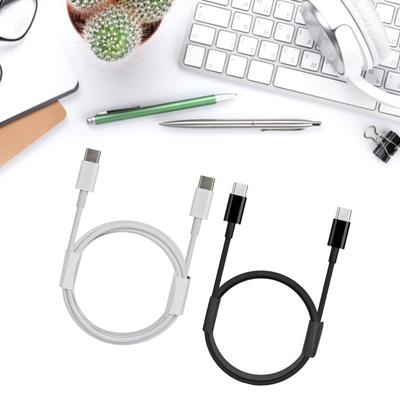 Портативный зарядный кабель USB C - Type-C, штекер-штекер, зарядный шнур, провод для передачи данных 480 Мбит/с для использования в путешествиях