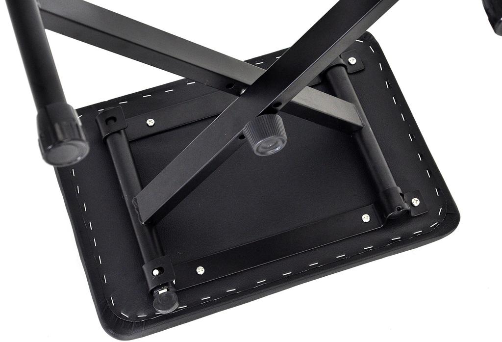 KC Keyboard Throne Black (Piano Stool) KB-4400/BK