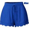 Lace Drawstring Casual Women Loose Shorts Large Size Pants