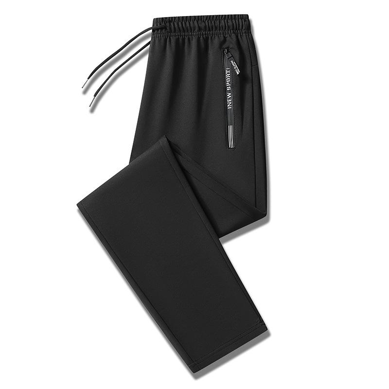 Мужские весенние и осенние зимние новые длинные брюки, прямые свободные спортивные брюки для ванной комнаты, простые и универсальные повседневные брюки для мужчин