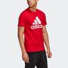 adidas Футболки Мужские Красные С Круглым Вырезом Средней Посадки Прямой Крой FL3943