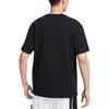 Nike Letter Print Loose Round Neck Short Sleeve T-Shirt Men Tops Black FN3706-010