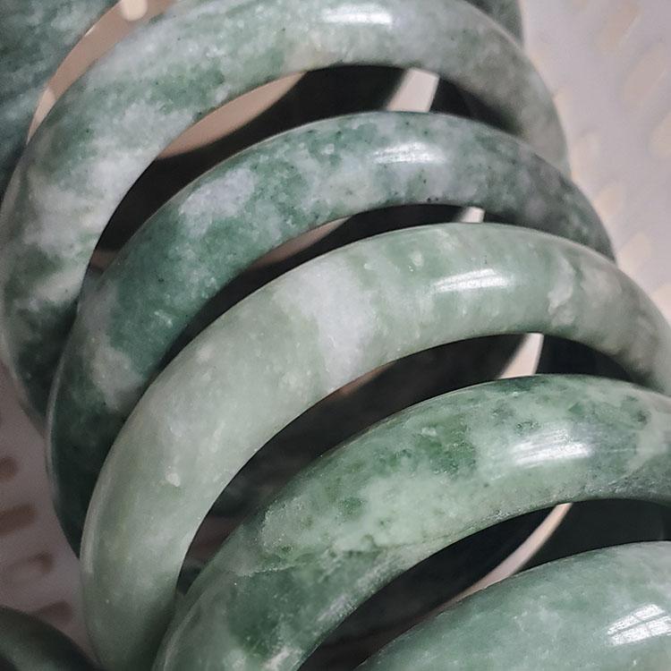 Women's Fashion Bracelet Bangle Green Natural Stone Jade Real Jade Jewelry