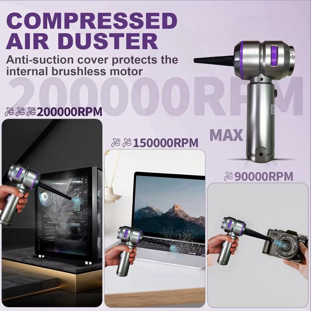 Мощный автомобильный пылесос с бесщеточным двигателем, автозапчасти, аккумулятор большой емкости 6000 мАч, мощный беспроводной пылесос, бытовая техника