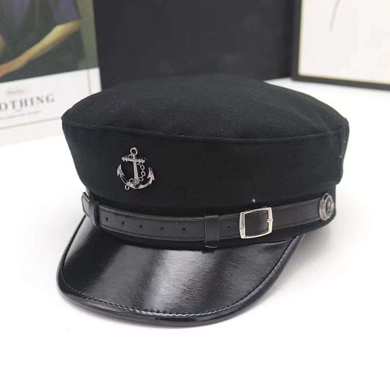 Chic Vintage-Inspired Beret Cap For Women - Lightweight Cotton, Adjustable Drawstring Closure, Perfect For Fall & Winter