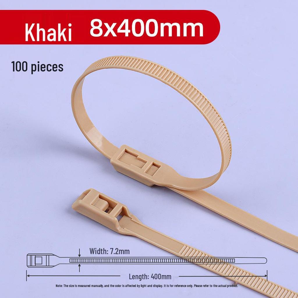 Нейлоновая самозатягивающаяся кабельная стяжка Naughty Castle для детского парка (8x350x400) - Особый цвет