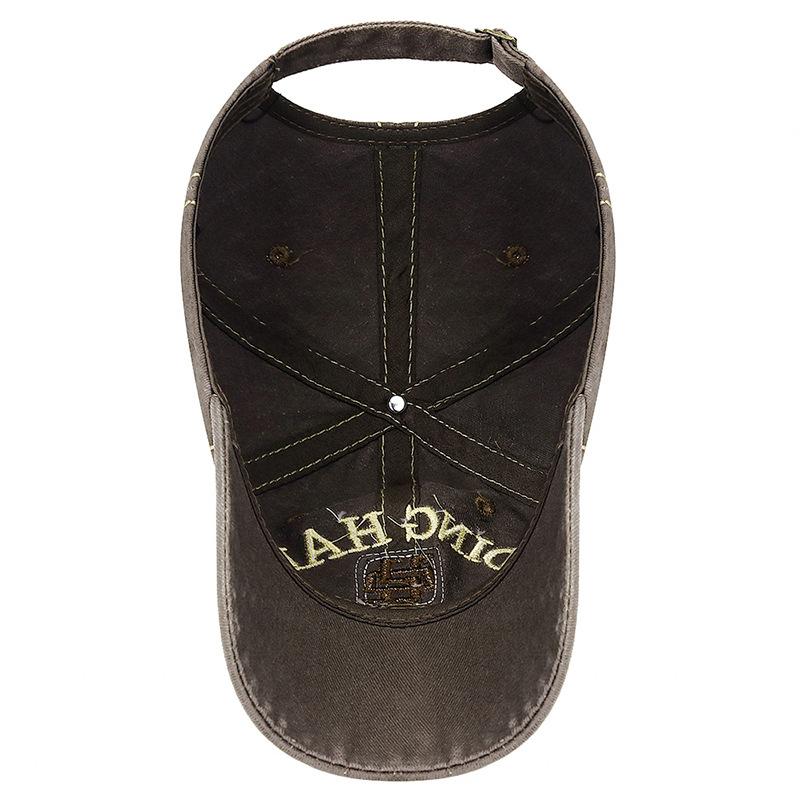 Northwood Cotton Washed Letter Baseball Cap for Men Outdoor Unisex Snapback Hat Caps Kpop Trucker Cap Adjustable 55-60 Cm