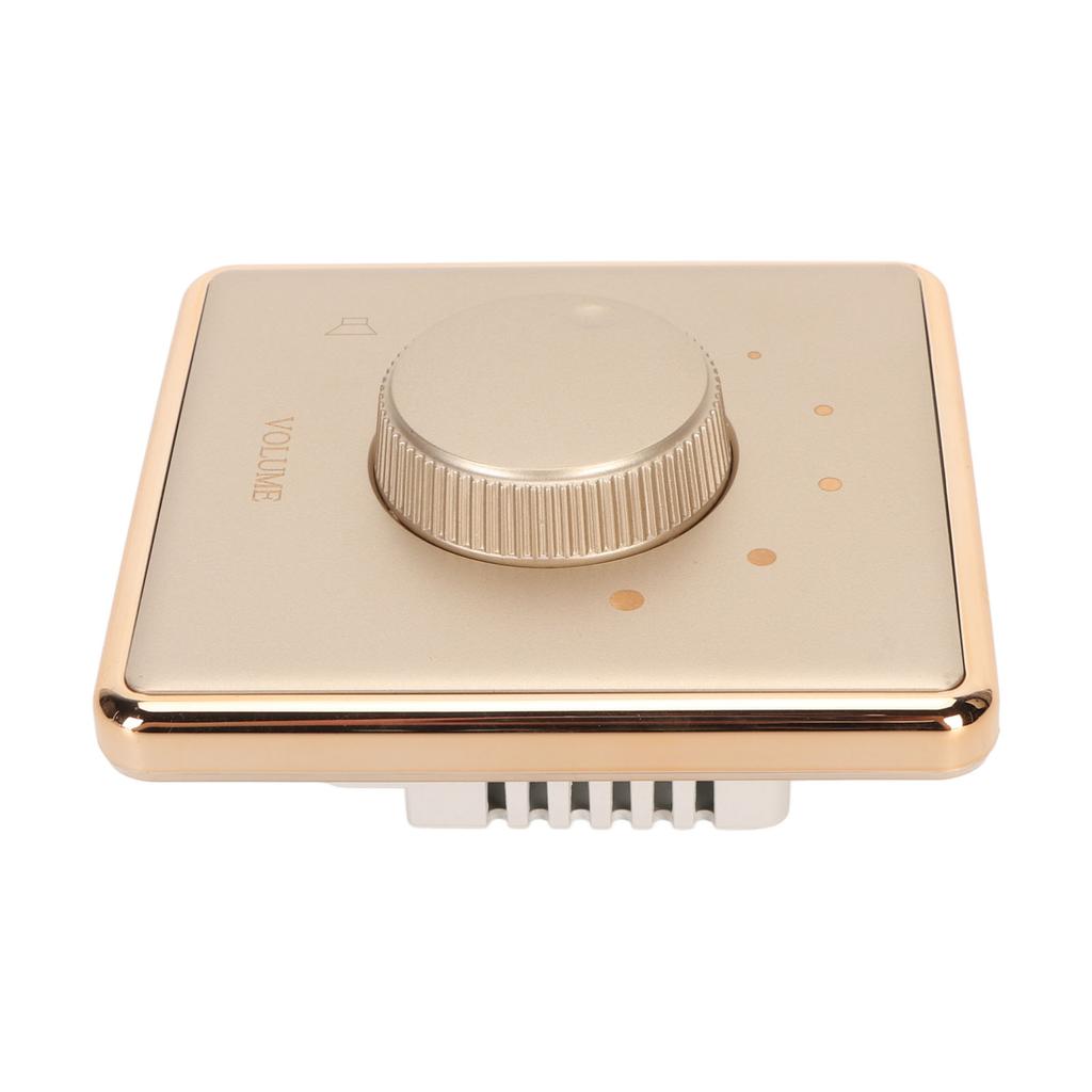 Wall Mount Volume Control Knob 10W Volume Control Wall Plate Knob Volume Controller for Home Speakers