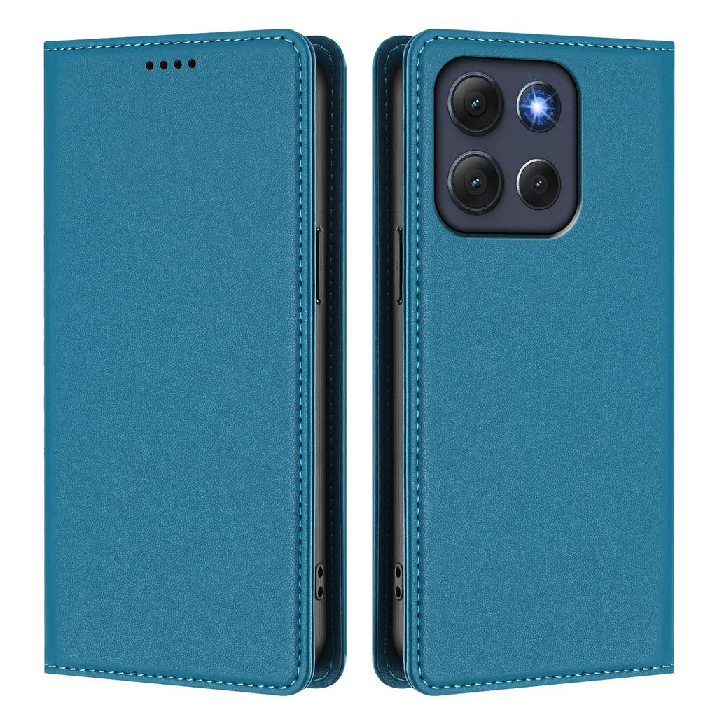 For Motorola Moto G86 Power 5G Leather Wallet Case Magnetic Closure RFID Blocking Phone Cover