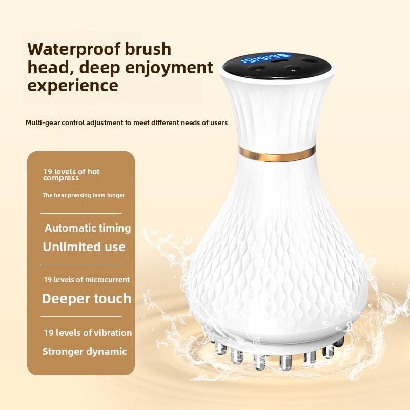 Новый продукт, электрическая массажная щетка, электрический скребковый инструмент, массажер для растирания сухожилий и живота, бытовой массажер для всего тела