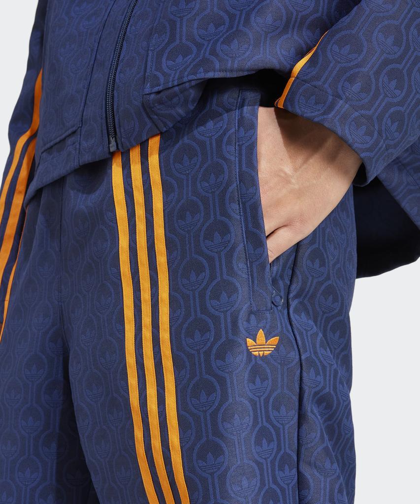 Брюки Adidas 70S Club - Темно-синие:Оранжевый / Jn5971