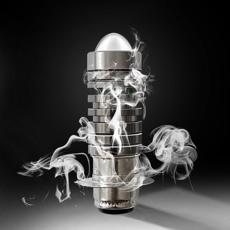 1 шт. универсальные 12 В двухцветные лампы для фар P15D H6 Px15D светодиодные фары для мотоцикла H6 для скутера и мотоцикла