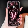 For Samsung Galaxy A20 A20S A21 A30 A30S Phone Case Butterfly Letters Soft TPU Clear Silicone Shell For Galaxy A 20 A 30 Housing