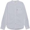Levis Comfortable Solid Color Simple Stand Collar Long Sleeve Shirt Men Shirts 003MY-0000
