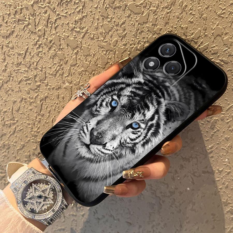 Крутая Animal Тигр Лев Чехол для телефона для Honor 200 400 Lite 90 70 X6 X7 X8 Magic5Lite 8X X5b X9a