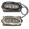 Musiclily Pro Alnico 5 Precision Bass Pickup Split for Precision Black PB-60S Set, Coil, 10.5K, 4-String Bass,