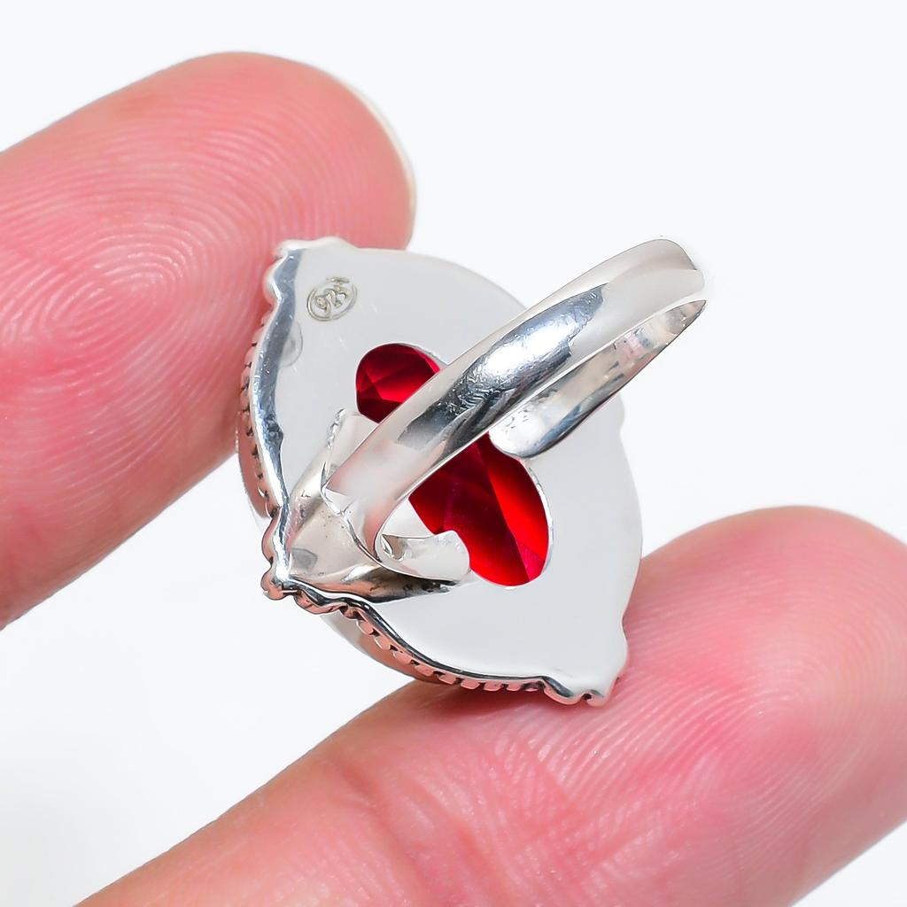 Розовый рубеллитовый турмалин кольцо из стерлингового серебра 925 пробы V6400, Розовое кольцо, Овальное кольцо, Подарок на День святого Валентина, Подарок для нее, Подарок на день рождения, Ювелирные изделия ручной работы, Si