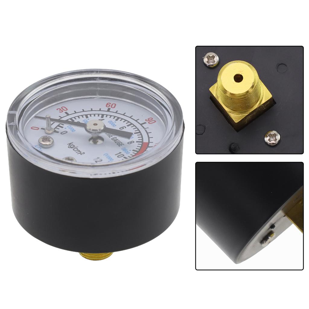1pc Pressure Gauge For Air Compressor Power Tools Replacement Accessories Y40 Y50 0-180PSI Water Liquids Meter Pressure Gauge