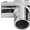 Heavy Duty Tube Pipe Connector 22mm (7/8in) 4 Way Cross Boat Hand Rail Fitting  Boat Construction