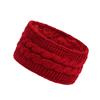 Soft & Cozy Ribbed Fleece Knit Elastic Headbands Warm Ear Warmer for Women with Classic Bowknot Design