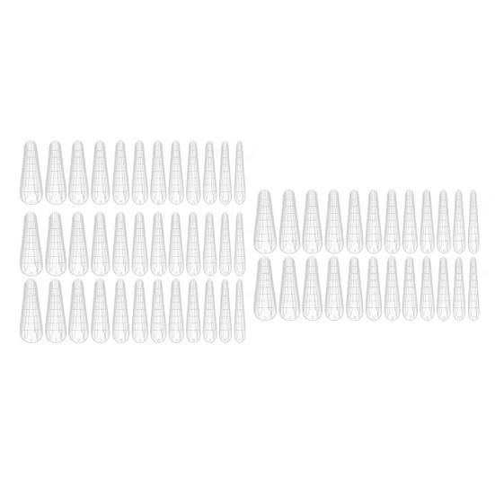 60 шт. форма для ногтей, бесшовные, быстрое строительство, портативные, компактные, бесшовные, прозрачные, искусственные кончики для ногтей для женщин